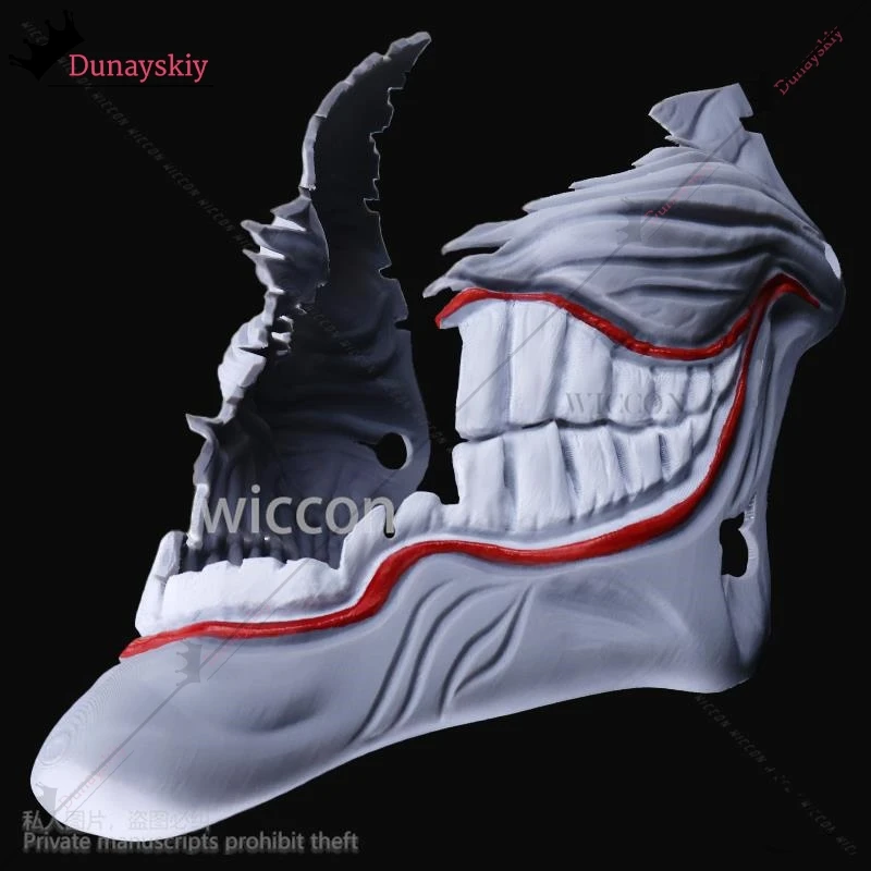 Anime Dandadan Aira Shiratori Cosplay Costume Horror Mask Props 3D Hard Plastic For Girl Woman Halloween Role-playing Customized