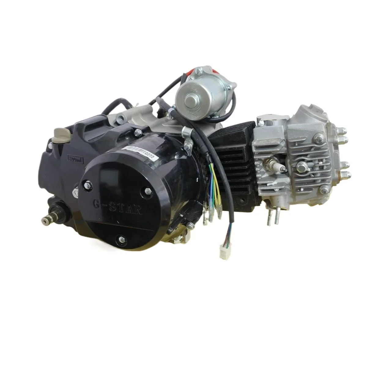 The new 110 motorcycle engine is suitable for horizontal air cooling of two-wheeler curved beam cars