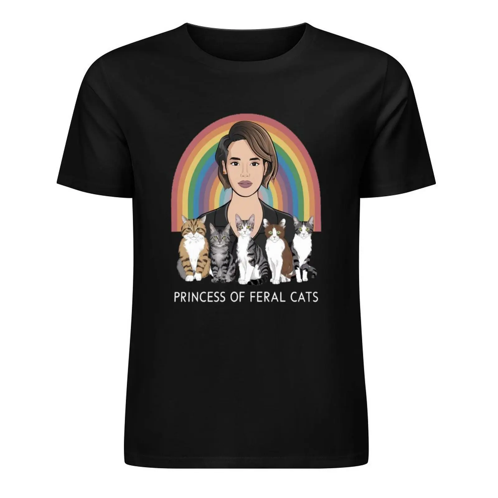 Princess Of Feral Cats T-Shirt sports fans customs vintage t shirts mens plain t shirts