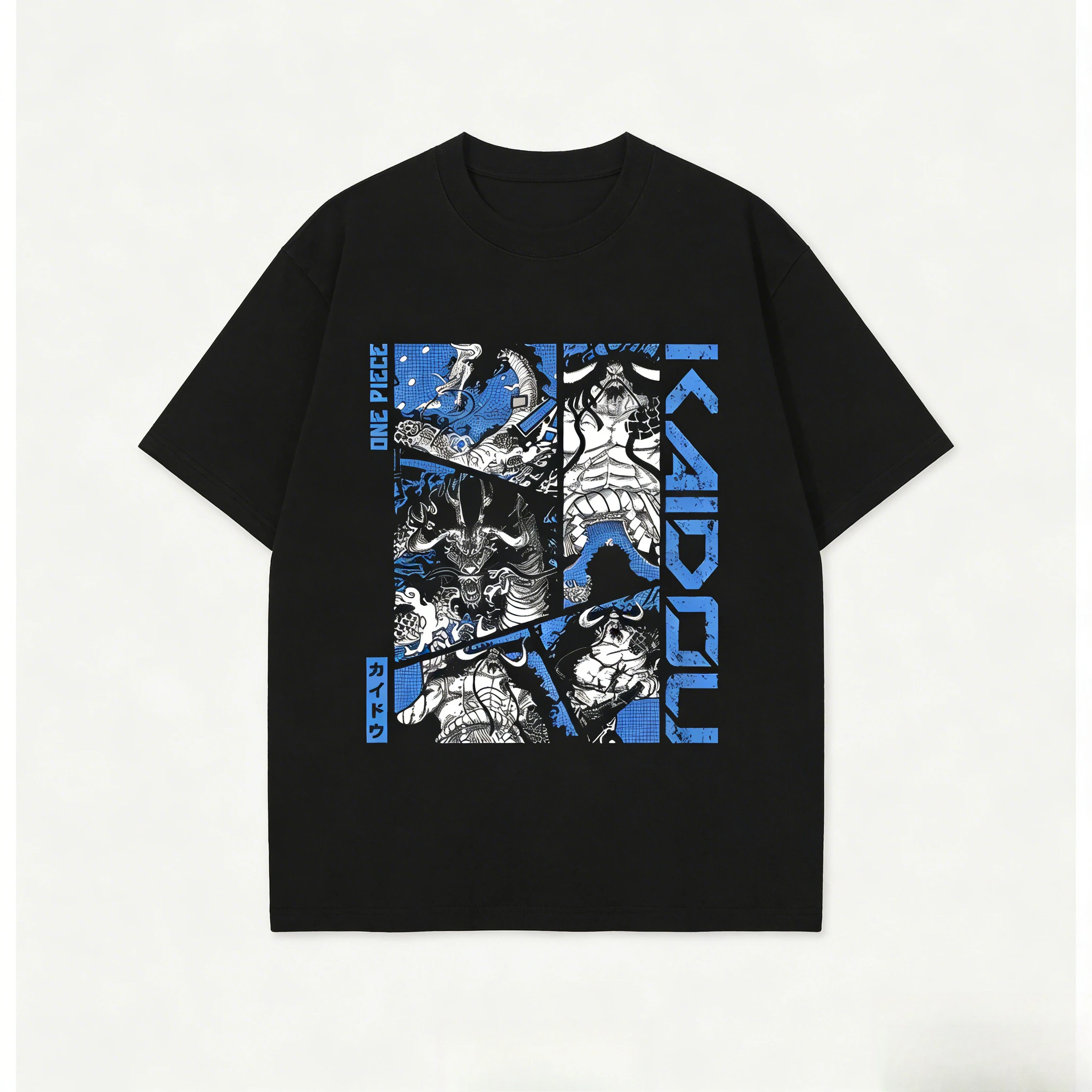 قطعة واحدة للرجال والنساء 2026 صيف جديد أنيمي Harajuku مطبوعة الأمريكية العصرية عادية الوالدين والطفل قصيرة الأكمام #4