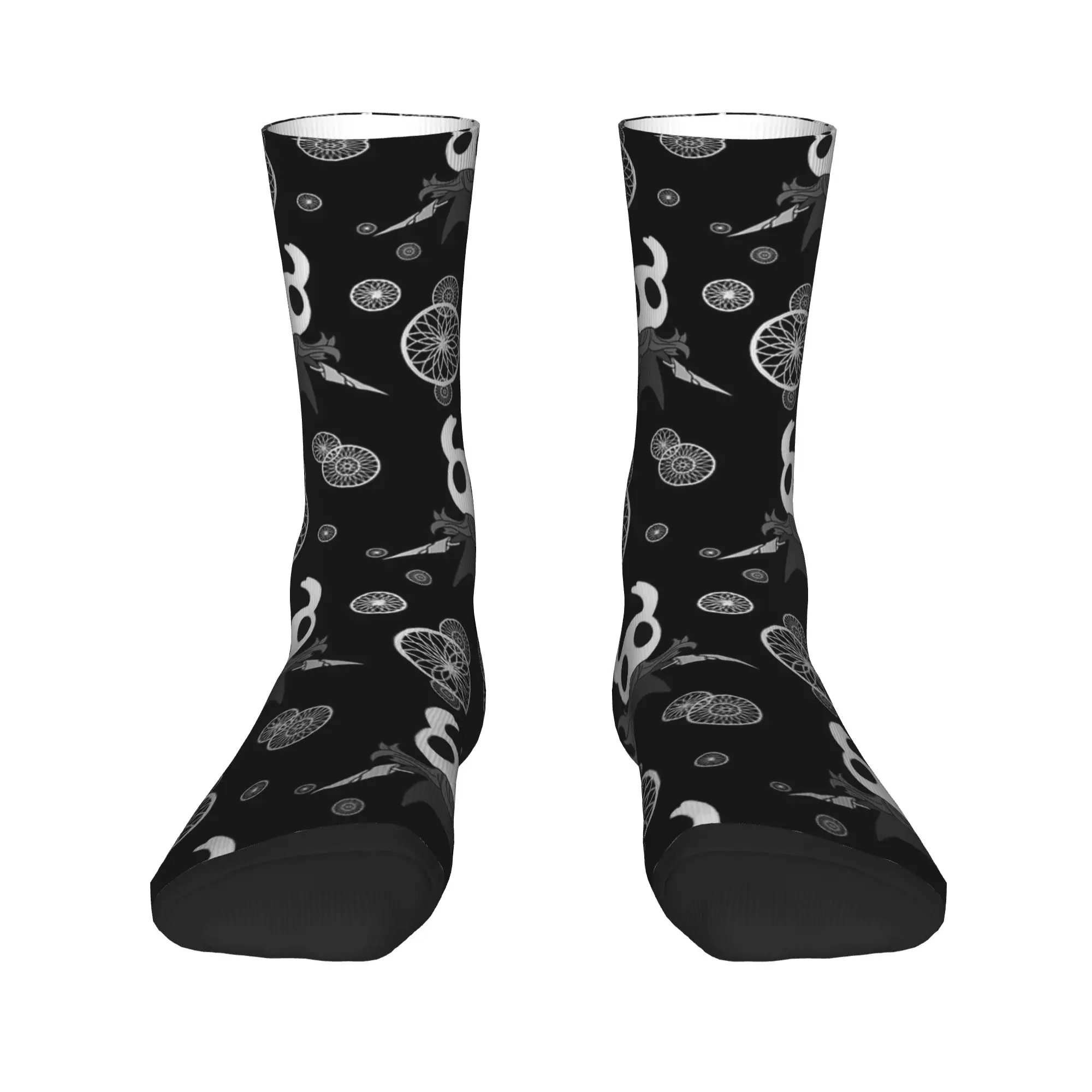 Calcetines huecos de caballero para hombre y mujer, divertidos calcetines felices de poliéster, Harajuku, primavera, verano, Otoño e Invierno, calcetines de tubo medio, regalo
