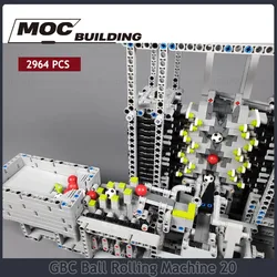 GBC Ball Rolling Machine 20 Moc Building Blocks Manual Operation Model Motors Technology Bricks Creative Puzzle Toys Xmas Gifts