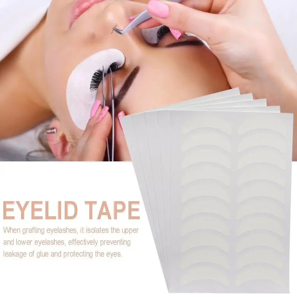 Eyelash Extension Under Eye Pads Paper Patches Stickers for False Eyelashes Eye Lashes Eye Patches 1 Bag 5 Sheets 50pair=100pcs