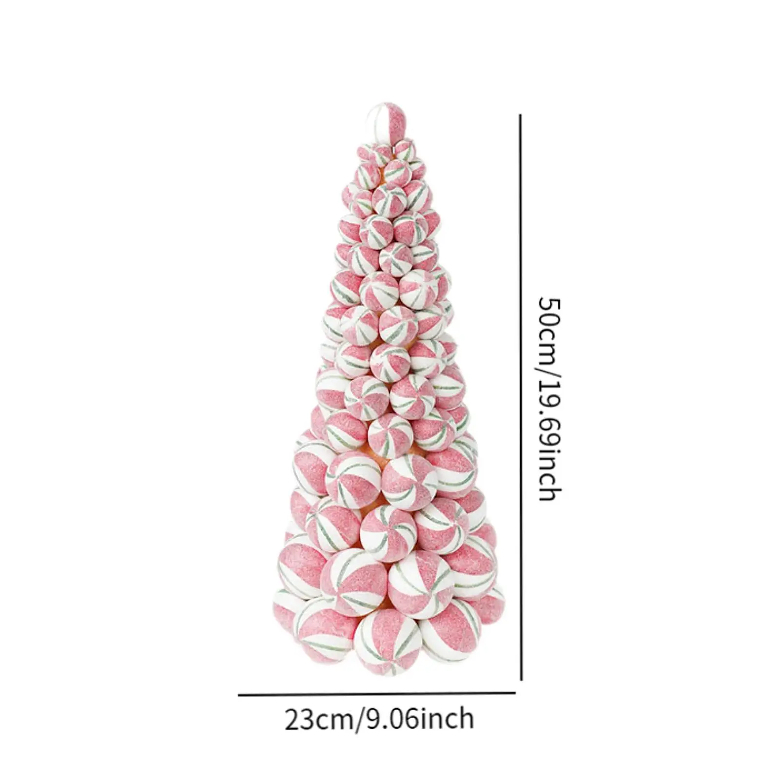 50 cm Christmas Ball Tree Xmas Tree Figurine Decorative Accessories Christmas
