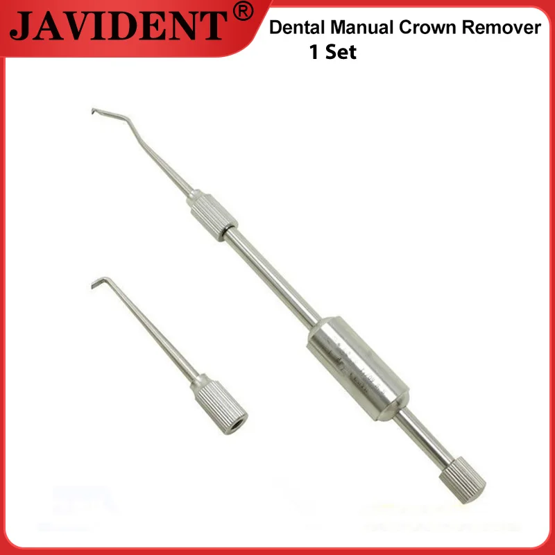 Dental Stainless Steel Manual Crown Remover Controlled Dual-Head Crown Extractor Laboratory Equipment Tool