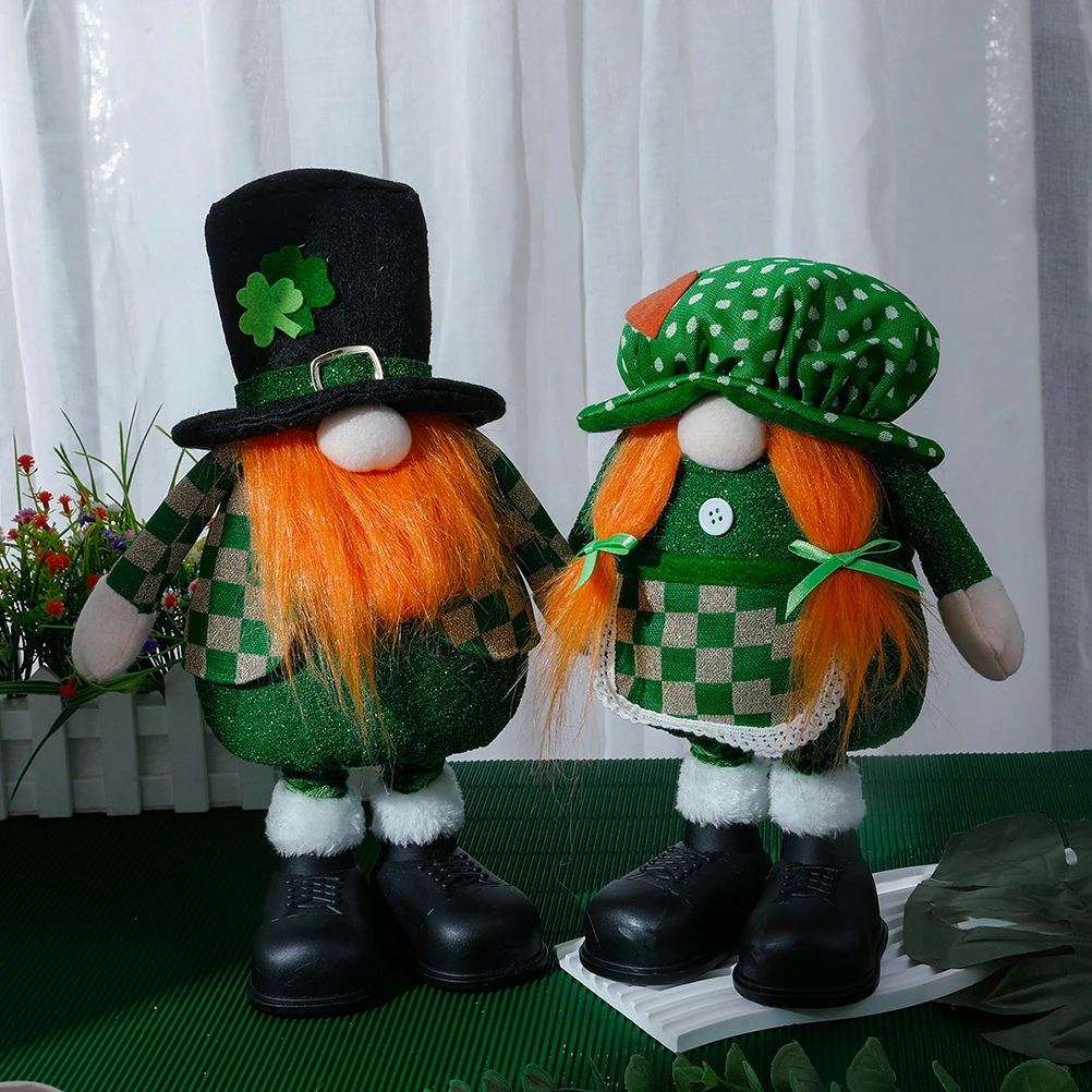 

Irish Dwarf Gnome Decor St Patrick's Day Gift Festival Household nament Figurine Elf