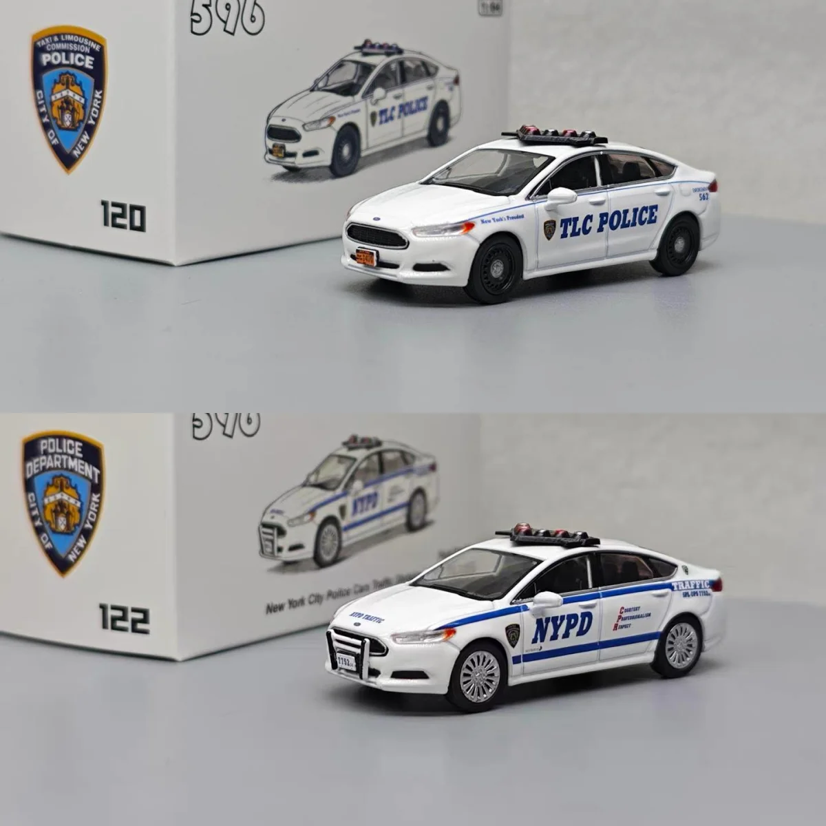 596 1/64 Mondeo New York Limousine and Town Car Service Authority Alloy Model