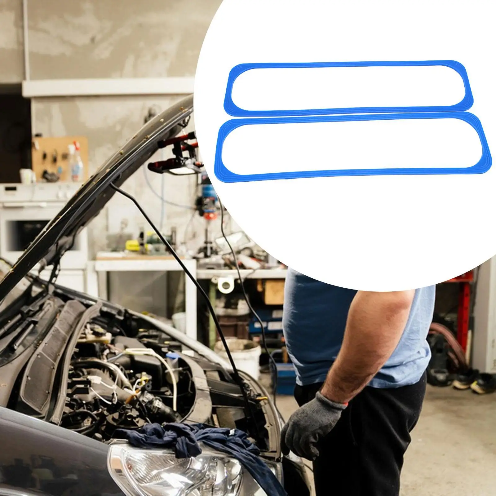 2x جوانات غطاء الصمام سهلة التركيب تحل محل تشيفي مباشرة #4