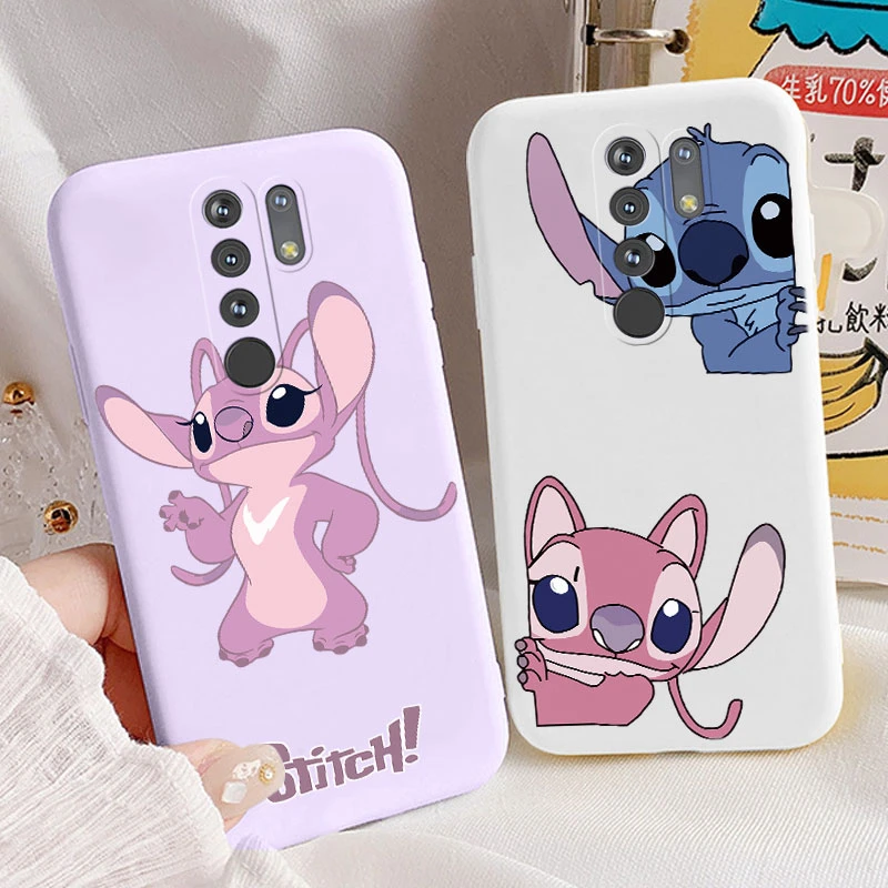 Classic Lilo Stitch Case For Redmi 9 Phone Cover Cartoon Girl Gifts Soft Silicone Capa Coque Funda For Redmi 9 Redmi9 Bumper Bag