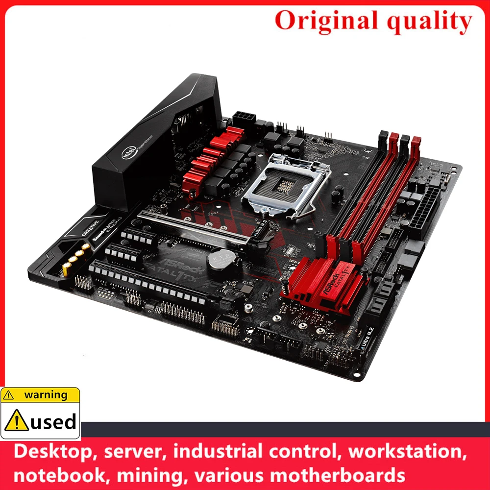 ASROCK-placa base de rendimiento H270M, M-ATX DDR4 LGA 1151, para Intel H270, M.2, NVME, SATA III, USB 3,0