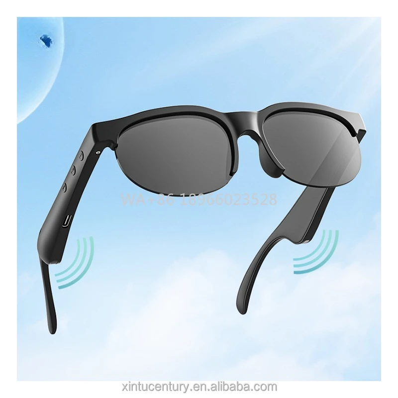Gafas Inteligentes LED Multifunción con Auriculares