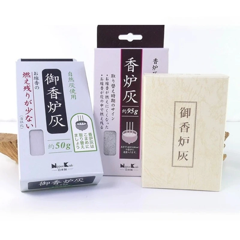 95g Japanese Incense Burner Ash Natural Powder Colorless Insipid Breathable Fluffy Zen Philosophy Household Incense Tea Ceremony