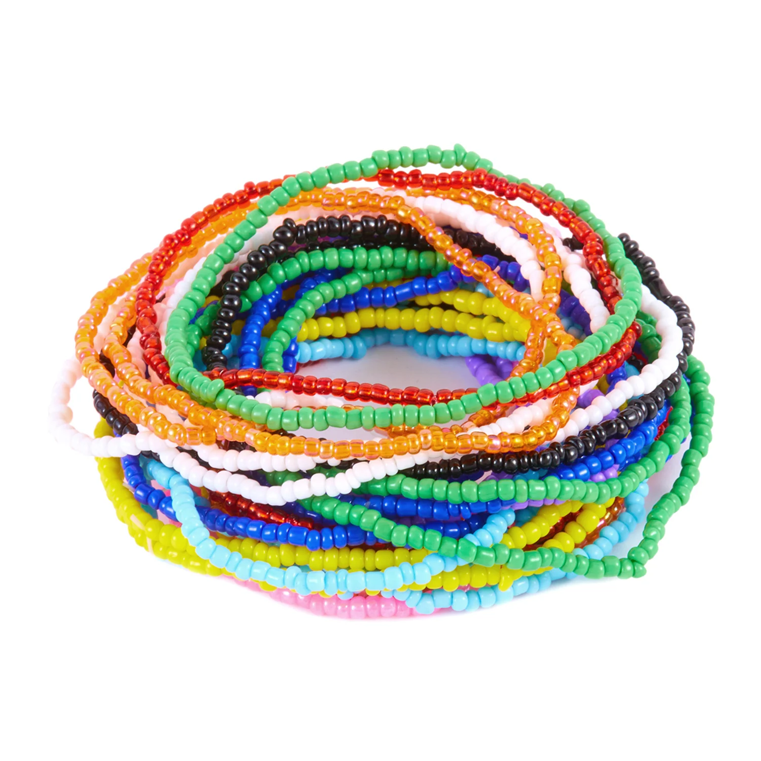 Böhmisches Perlenarmband-Set für Frauen, bunt, dehnbar, Reisperlen, Kettenarmreif, stapelbarer Schmuck, Sommer- und Strandgeschenk – Detail 13
