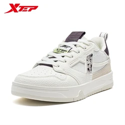 Xtep Skateboarding Shoes For Men And Women 2024 Autumn Comfortable Skate Shoes Stability Street Style Sneakers 976319310065