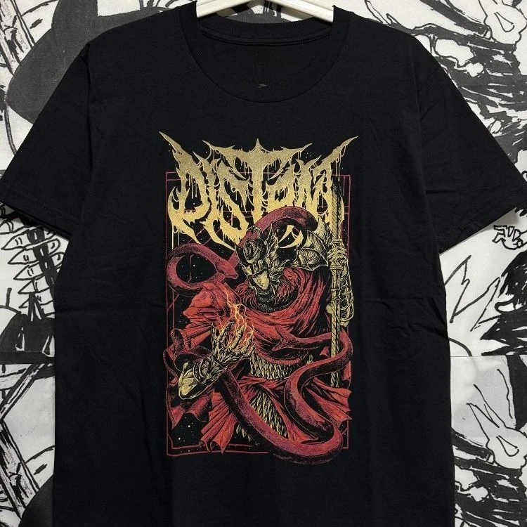 

2025 Summer New Slow Motion Around Dead Core Distance Printed Cotton T-Shirt High Quality Short Sleeve T-Shirt Large Size