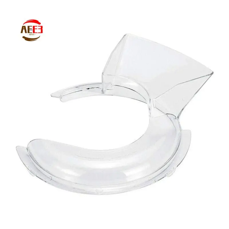 AEE3-Transparent Splash Guard For W10616906 Pouring Shield For Kitchenaid Mixer KN1PS 4.5-5Qt Fits Models K45SS, KSM75, KSM150PS