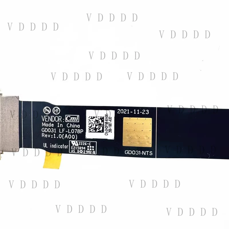 Z for 0H3FN8 New GDO31 LF-L078P LCD EDP Cable NTS FHD For Dell XPS 13 Plus 9320 Laptop