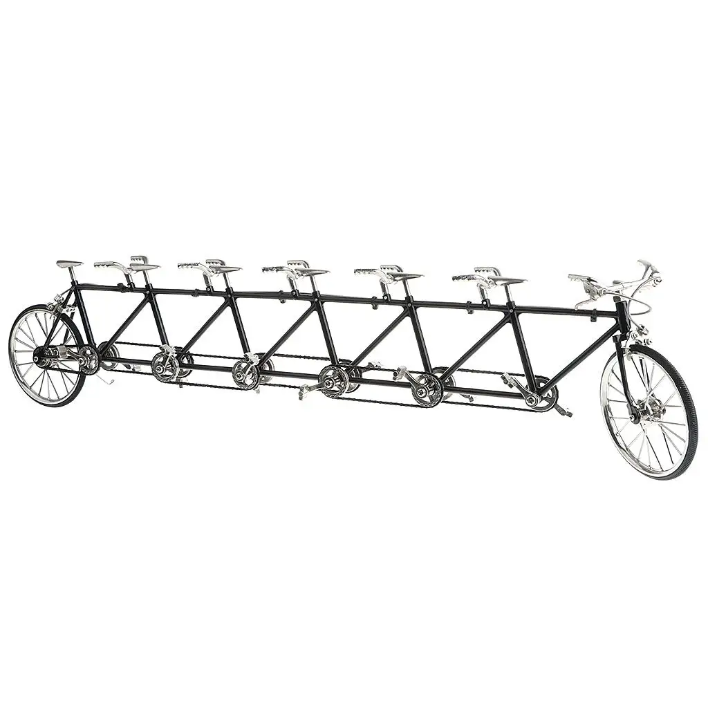 Alloy Diecast Bicycle Model 1 10 Tandem Sport Mountain Bike Simulation Vehicles for Art Craft Collections