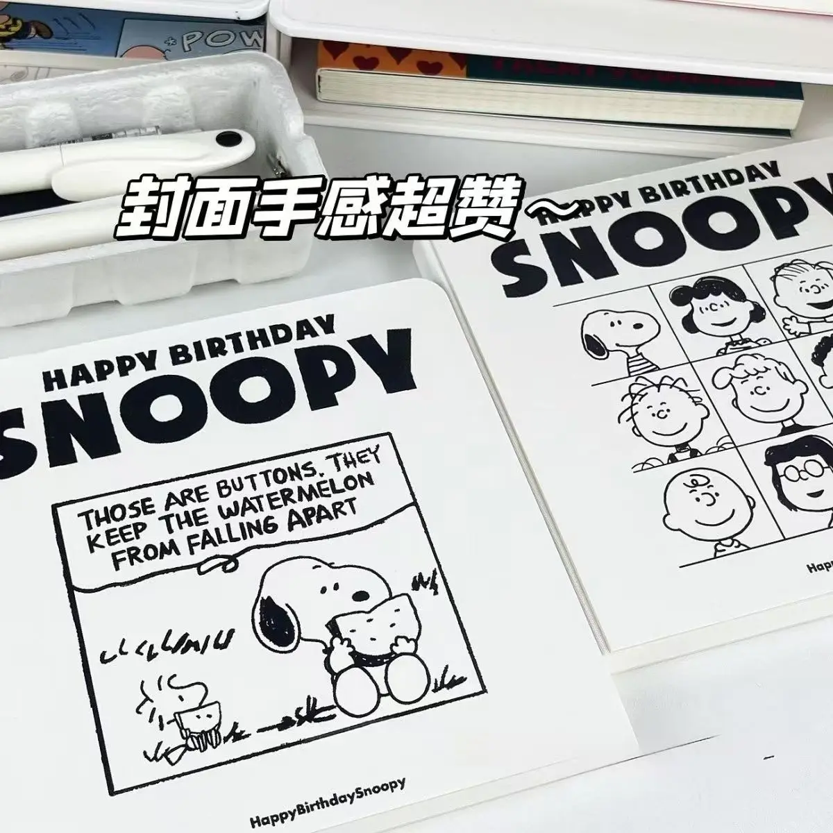 

Snoopys Notebook Thickened Square Student Notebooks Fashion Cute High Appearance Level Student Notebook Learning Supplies Gifts