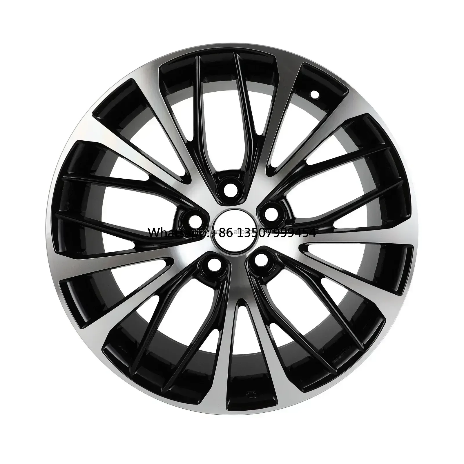 

New Design Monoblock Machine Black Aluminum Alloy Forged Wheel for 17-19 Inch