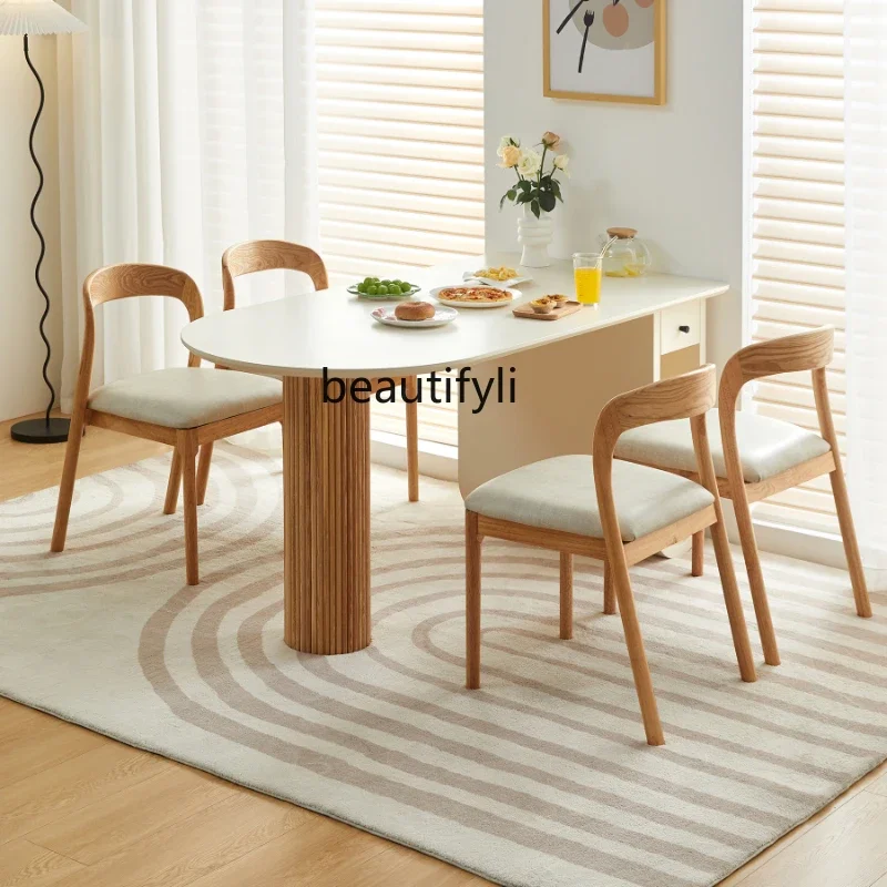 

Solid Wood Dining Table Living Room Home Kitchen Island Dining Table Nordic Simple Modern Simple Table