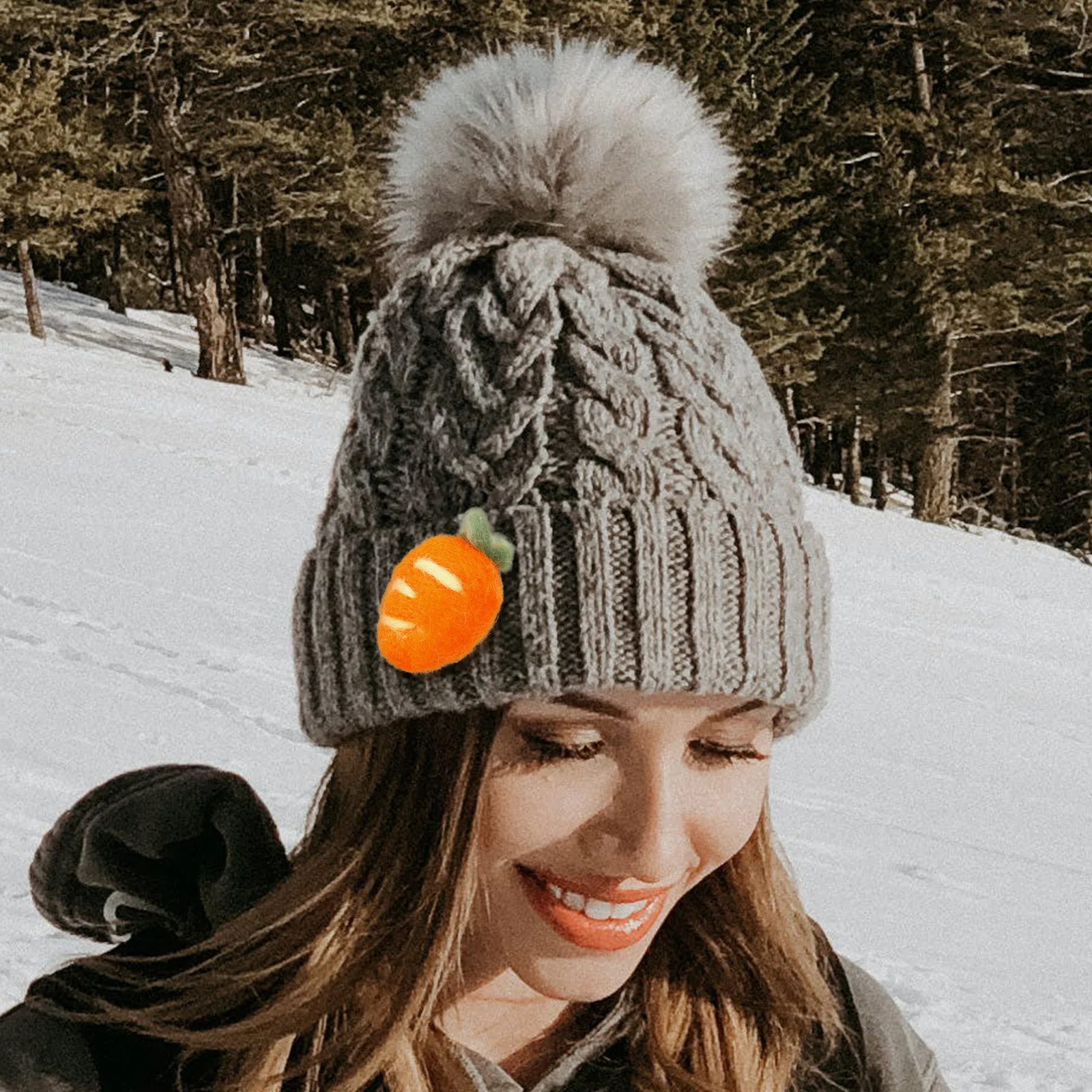 

8pcs Wool Felt for Hats Gloves Crafts Small Decoration Carrot naments Reusable DIY Accessories Carrot Decorations Felt Carrots