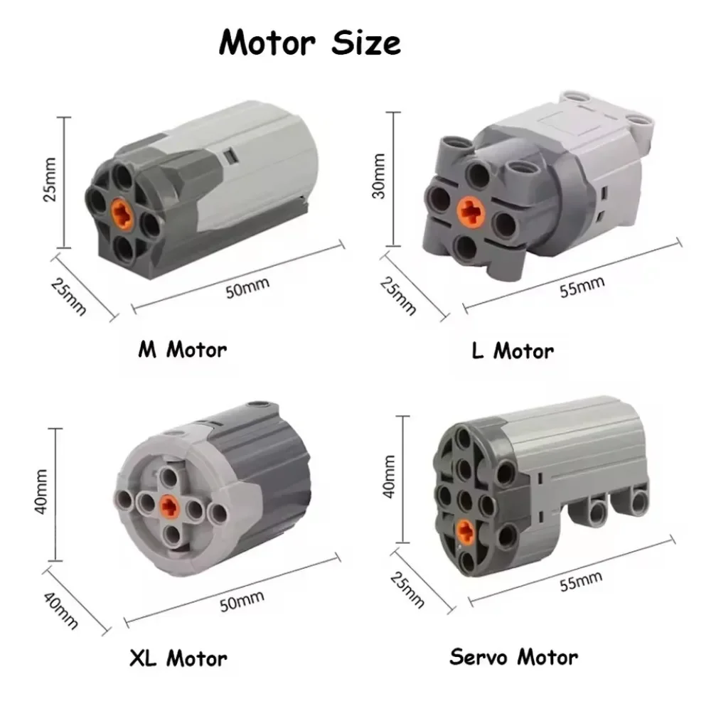 Pièces de moteur technique fonctions multi-puissance 8883 8293, outil servomoteur de Train, ensembles de modèles PF, blocs de construction compatibles Legoeds