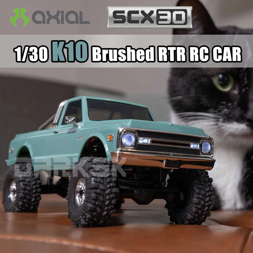 

Радиоуправляемая модель автомобиля AXIAL SCX30 K10 Brushed 4WD AXI-2260, масштаб 1/30, микро-кроссовер, электрический, на пульте управления, RTR, игрушка для взрослых и детей