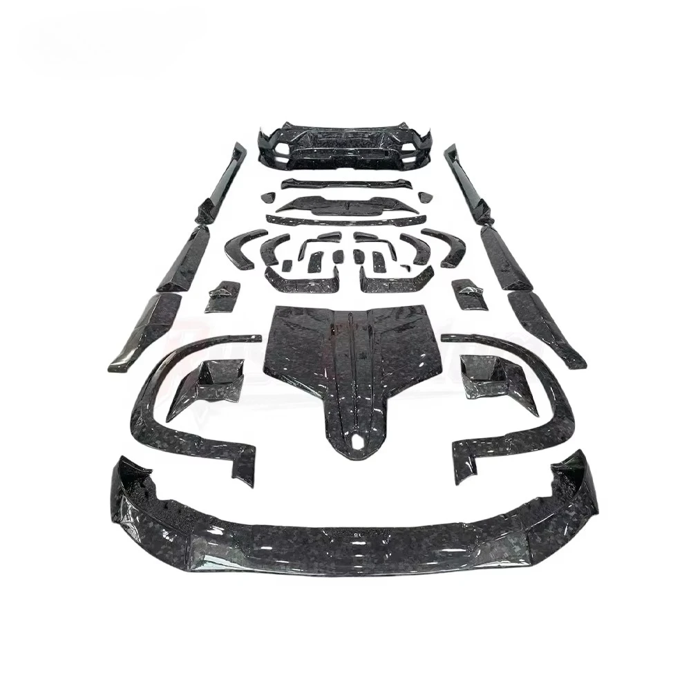 MSY Style Carbon Fiber Wide Body Kit for BMWs XM Front Lip Fender Flares Side Skirts Rear Diffuser Luxury Sport Exterior Upgrade