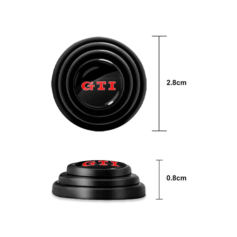 Car Door Shock Absorber Cushion Shockproof Pad Car Accessories Emblem For VW Golf Amarok T5 Phaeton ID3 Tiguan T-Cross GTI