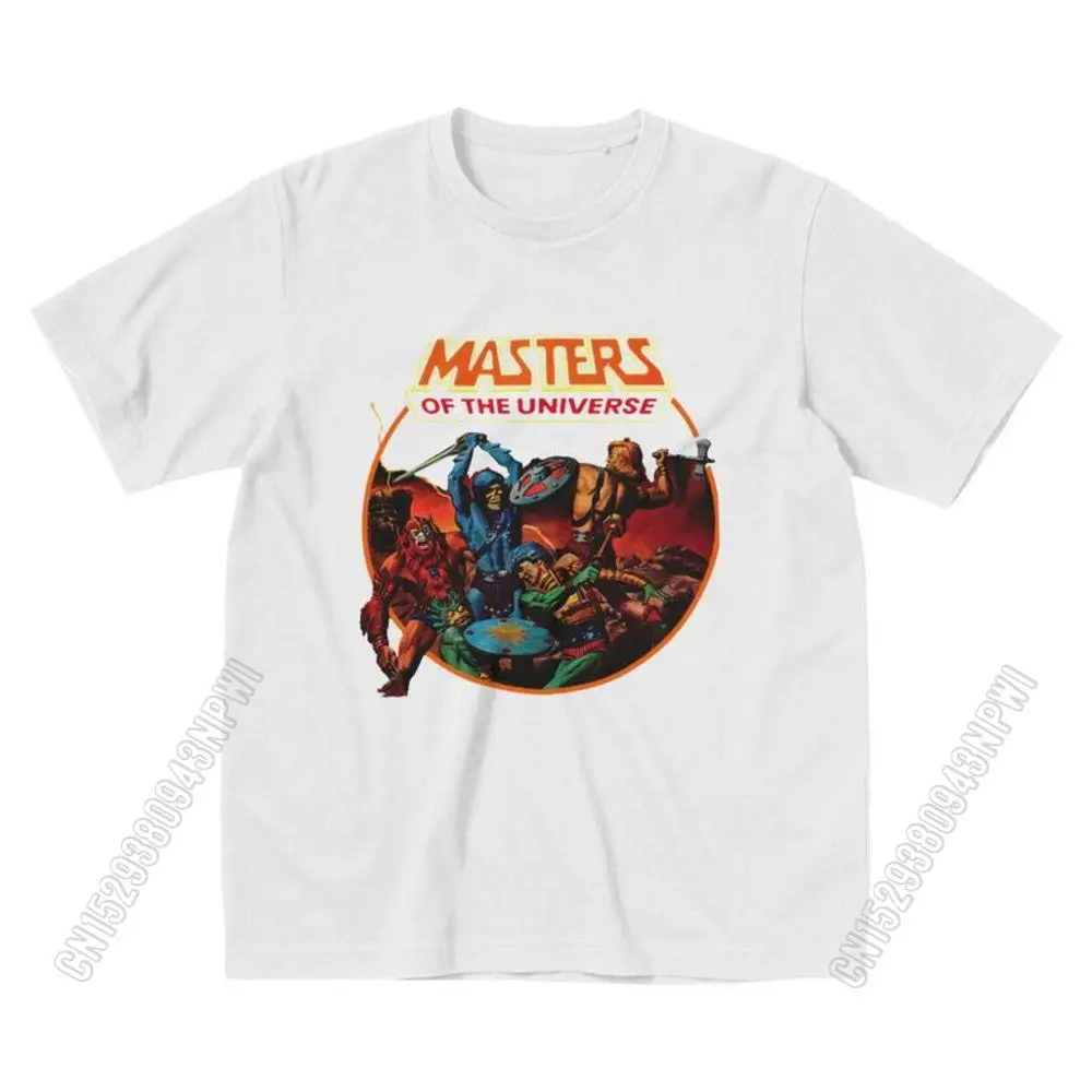 Vintage He-Man And The Masters Of The Universe T Shirts Cotton T-Shirt Graphic Skeletor She-Ra Beast Tee