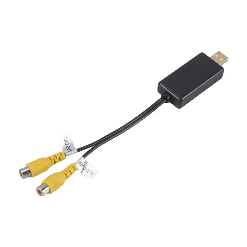 Adaptateur USB vers CVBS RCA pour sortie vidéo, interface de connexion au moniteur, pour autoradio Android multimédia, favori des clients