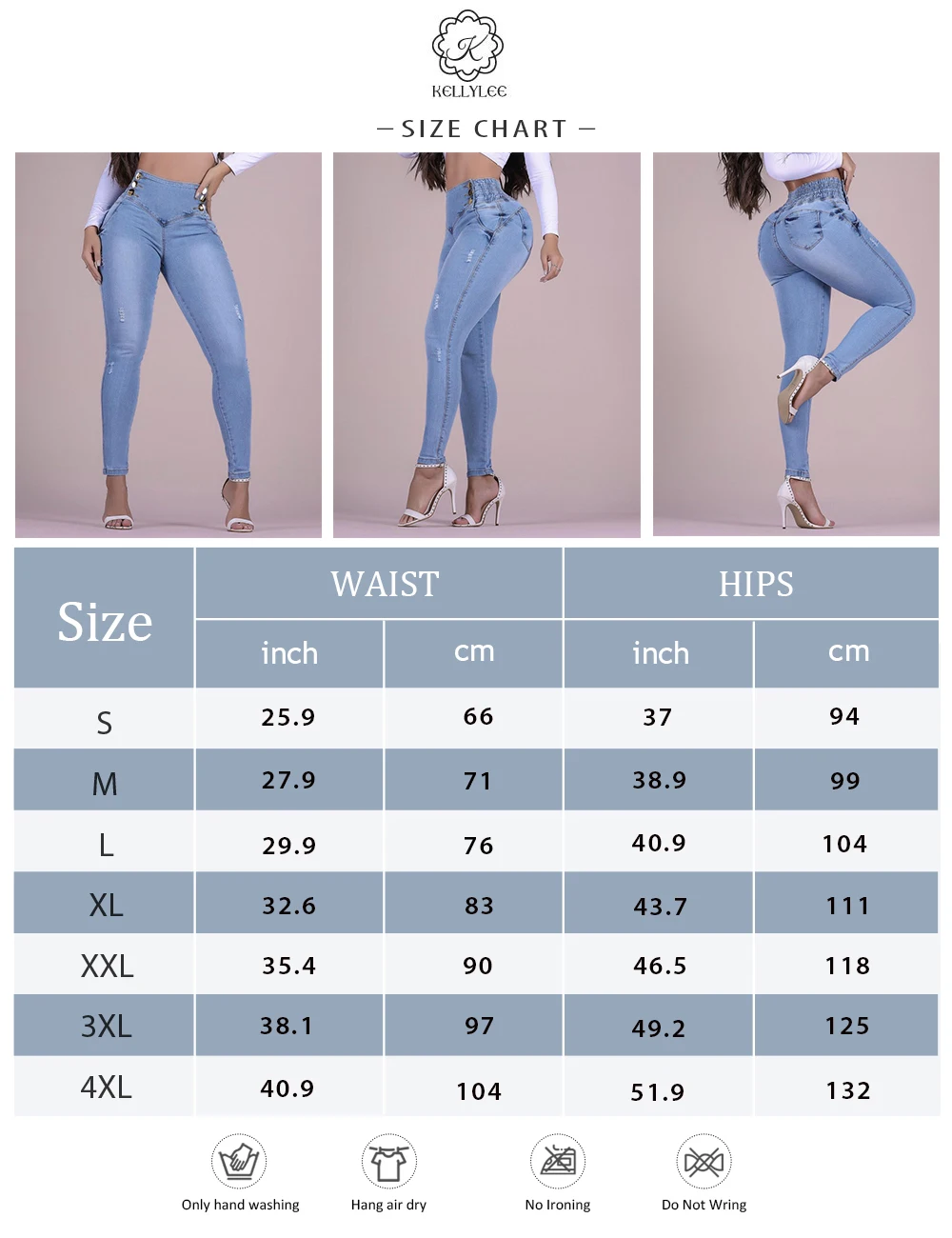 Calça jeans de cintura alta para mulheres, calça lápis abotoada embutida, calça jeans de corpo curvilíneo, perna reta, fundo de outono