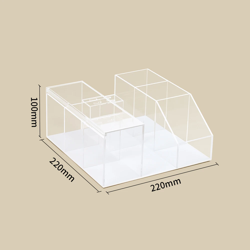 GLAMLASH Large Capacity Multifunctional Eyelash Extension Storage Box Acrylic Material Lashes Cosmatic Tools Storage Box