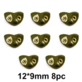 12mm 9mm 8pc green