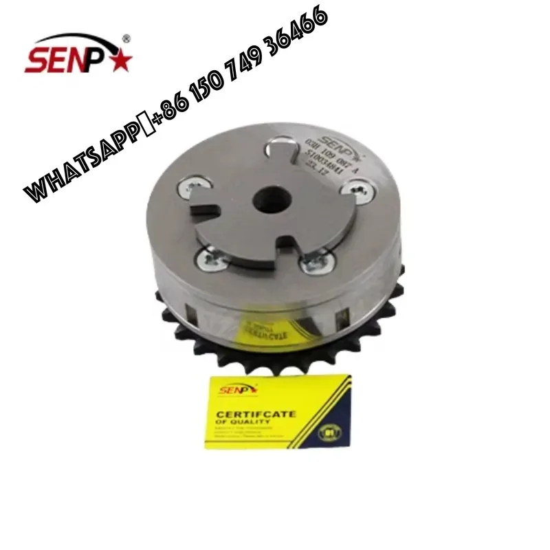 

SENP Sensor System Engine Timing Camshaft Sprocket Intake Camshaft Adjuster Unit for Audi Q7 3.6 OEM 03H 109 087 a