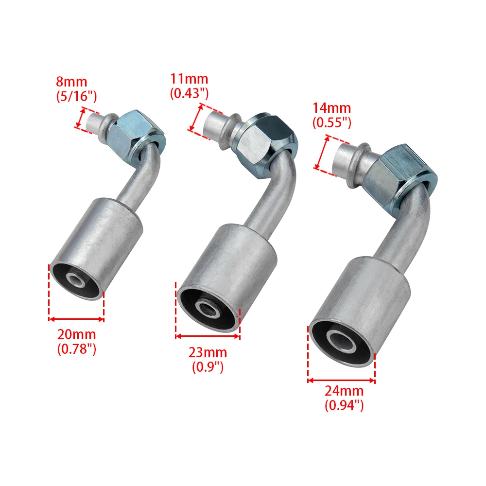 #6 #8 #10 Beadlock Fitting 90 Degree Female 5/8\