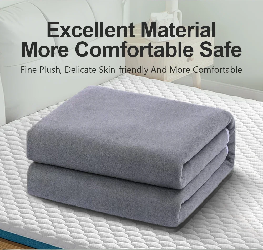 150*70cm Electric Blanket 220V Thicker Automatic Thermostat Electric Thermal Mattress for Room Heating Blanket Body Warmer