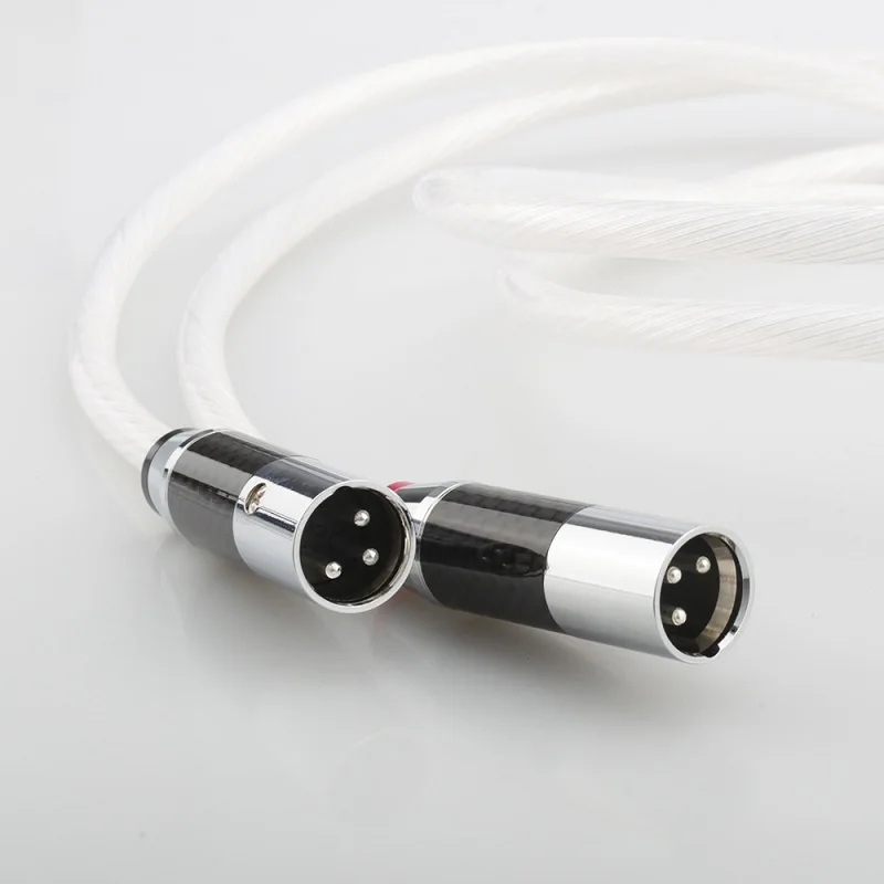 11-Core OCC Silver Plated Fever RCA Lotus to XLR Canon Male and Female Audio Cable Effect Mixer Power Amplifier Cable