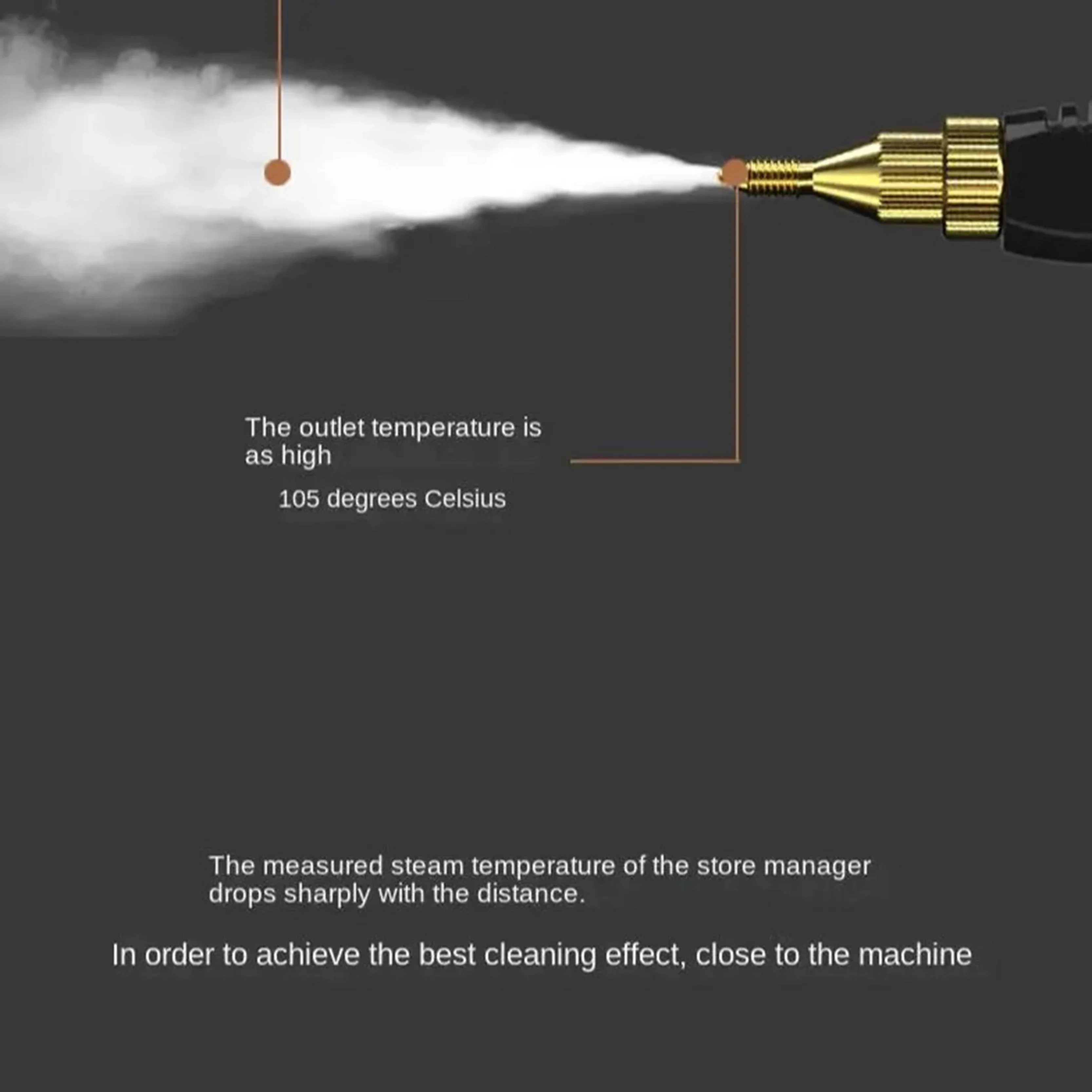 منظف بخار محمول بالضغط العالي ودرجة الحرارة بقدرة 2500 وات، مكيف هواء منزلي تجاري، غطاء مطبخ، غسالة نفاثة للسيارة