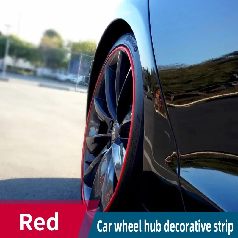 

314.96-inch car bumper decorative strip, wheel hub ring, molded edge protection, car styling exterior accessories