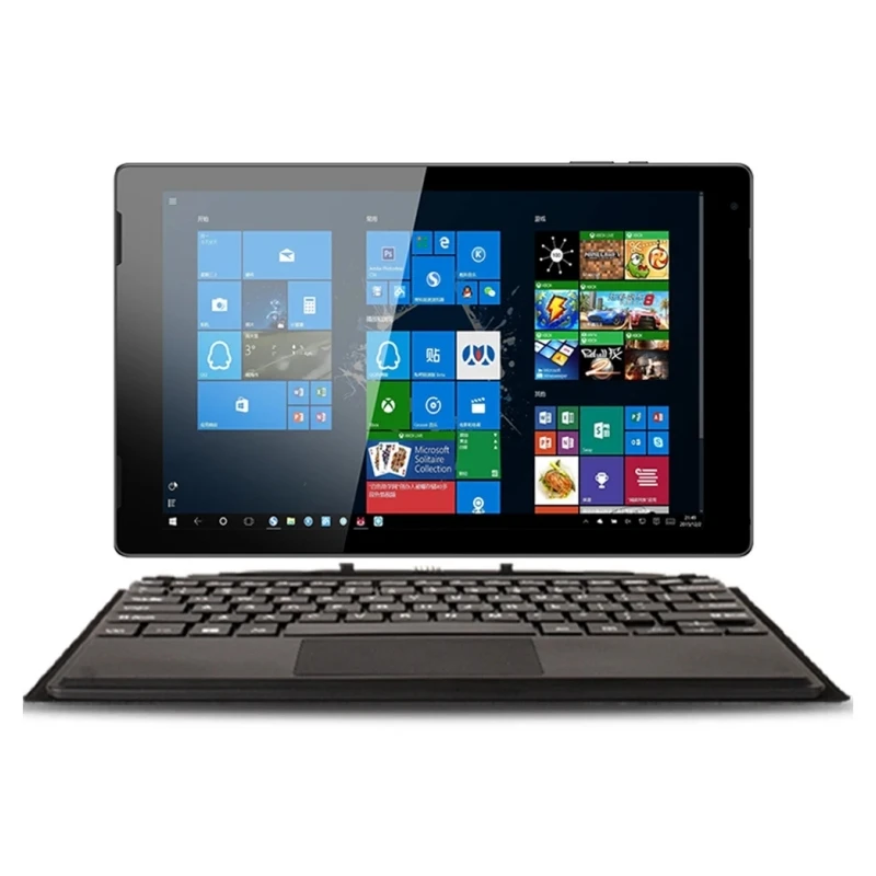 キーボード付きWindows10タブレット,10.1インチ,2in 1, 4GB DDR3 RAM, 64GB ROM, 1920x1200 IP,クアッドコア,HDMIポート,USB 3.0,ベストセラー