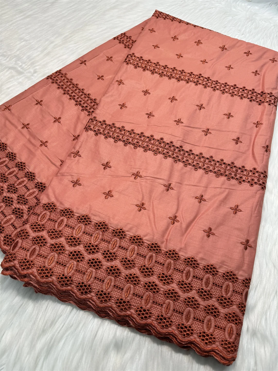 

2026 High Quality Swiss Voile Lace Fabric African Cotton 5 Yards Nigerian Mesh Embroidery Lace Fabrics For Wedding Dress Sewing