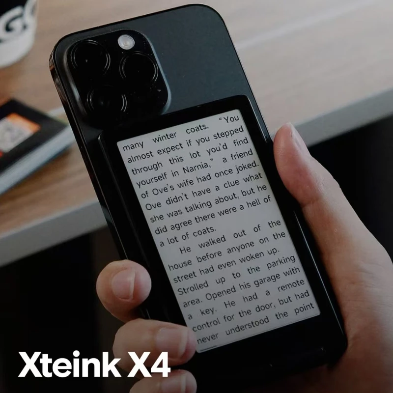 

Электронная книга Xtrink X4 Reader с магнитным креплением, портативная, 4,3-дюймовый экран E-Ink, 74 г, поддержка TXT, EPUB, защита глаз, чехол XTEINK X4