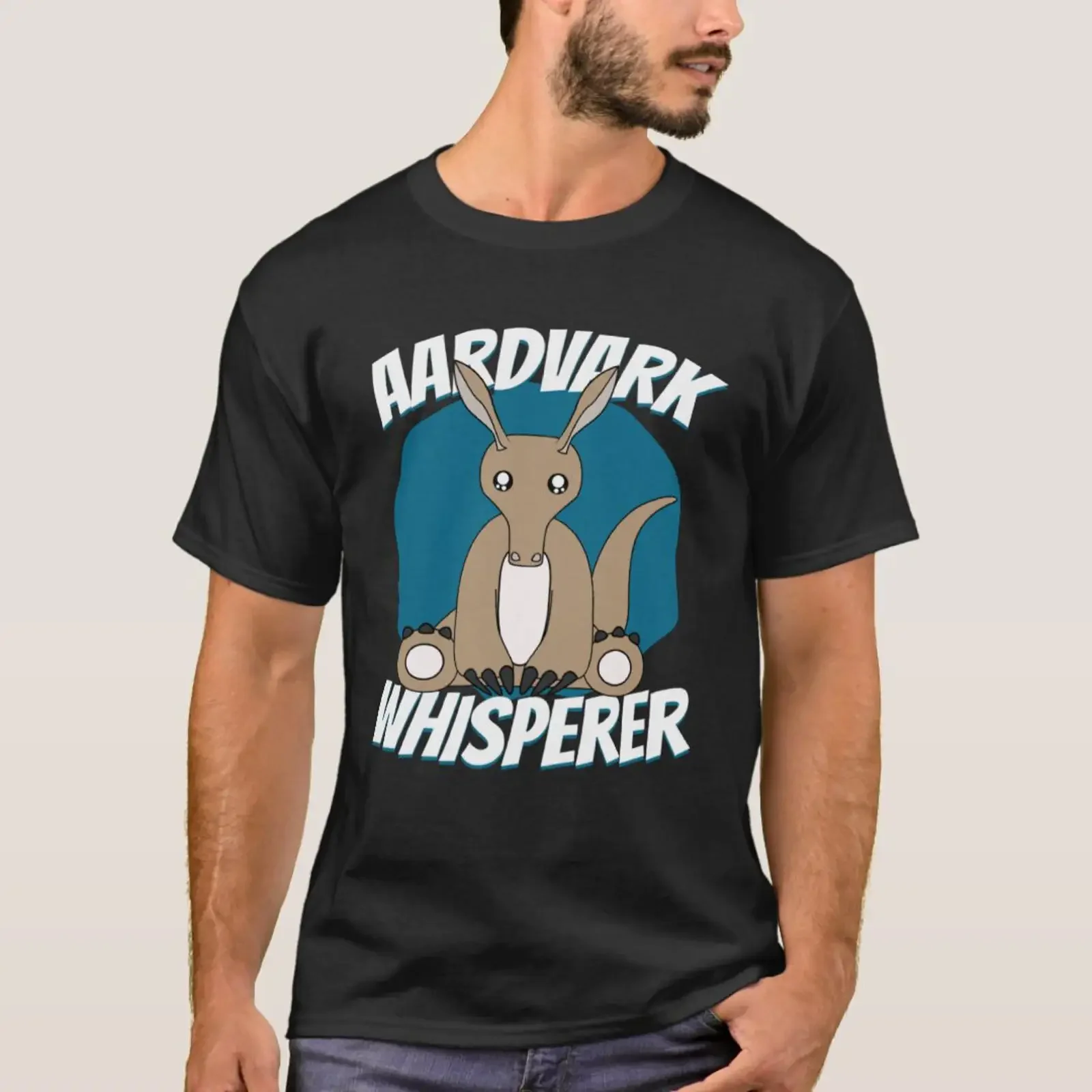 Aardvark Whisperer Ant Eater T Shirt vintage Washed Versatile Stylish homme Soft streetwear fashion Casual