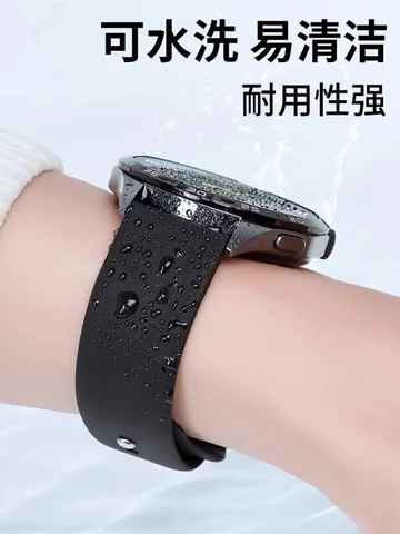 Силиконовый ремешок для часов Samsung Galaxy 7/6/4/Classic/5/5 pro/Active2/Gear S3. Ремешок Huawei Watch GT 4/2e/3 pro 22 мм и 20 мм. топ 12 rx 600 8gb - №5