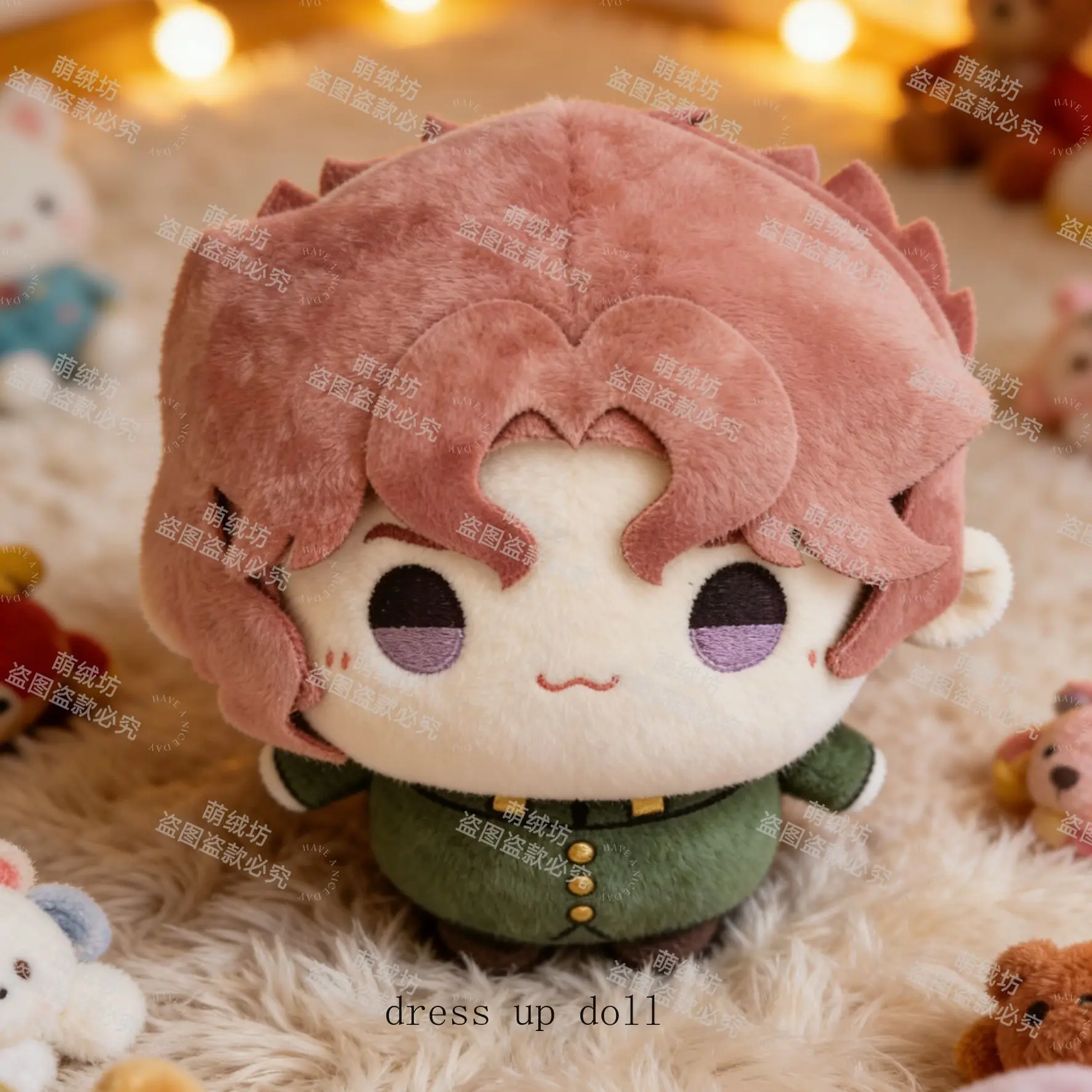 

Kakyoin Noriaki Anime Joseph Joestar 35CM Plush Stuffed Doll Body Plushie Pillow Toys Cosplay Gift Sofa Cushion