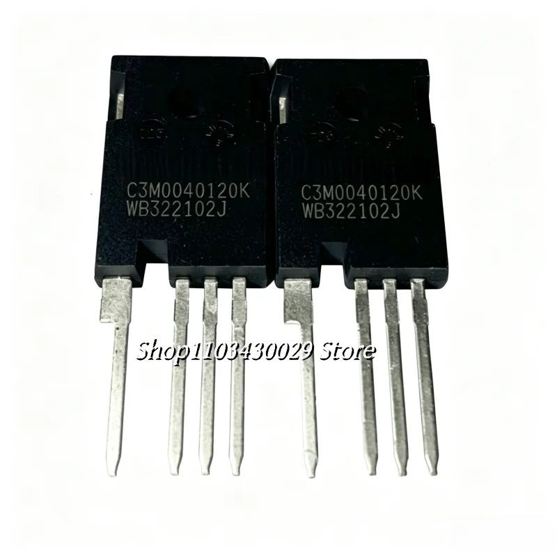 2Pcs 100% New Original C3M0040120K C3M0040120 TO-247-4 60A 1200V Silicon Carbide MOSFET Transistor