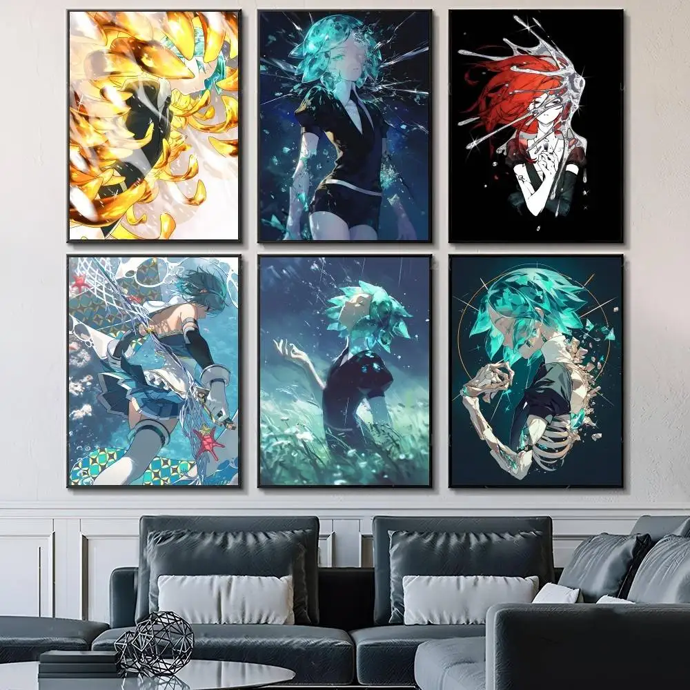 1PC Anime L-Land Of The L-Lustrous Posters Fancy Wall Sticker for Living Room Bar Decoration Wall Decor