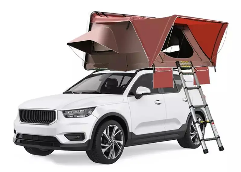 Custom Car Tent Double Self-Driving Tour Suv Car Travel Roof Bed Outdoor Hard Shell Imported Roof Camping Tent